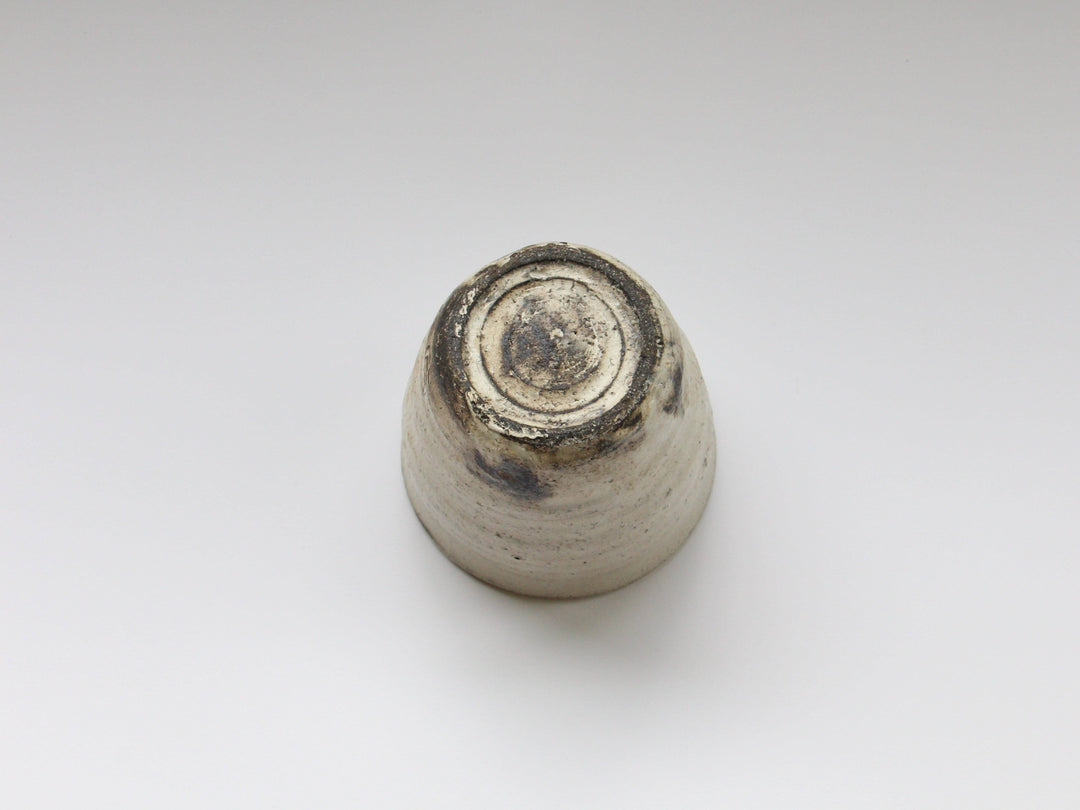 White Slip Ash Glaze Shochu Cup - Crafted By Seiji Okuda