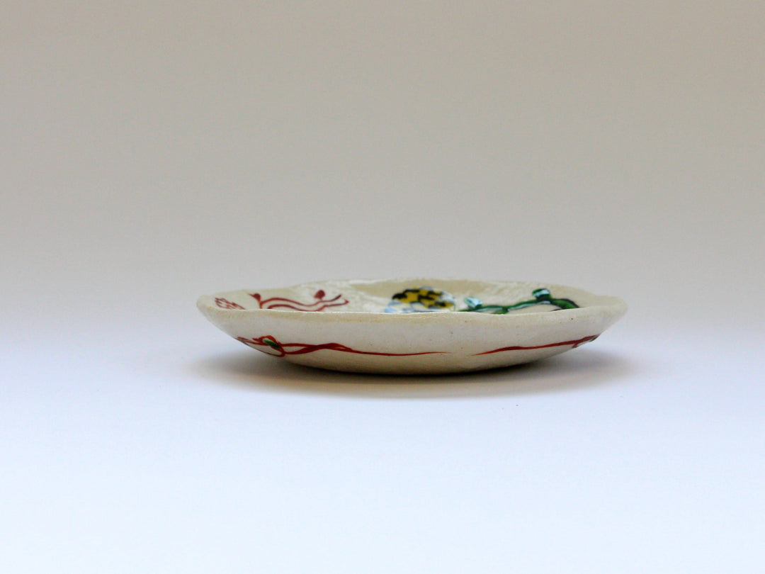 Colored Tachibanamaru Small Plate - Crafted By Hiroshi Haisawa