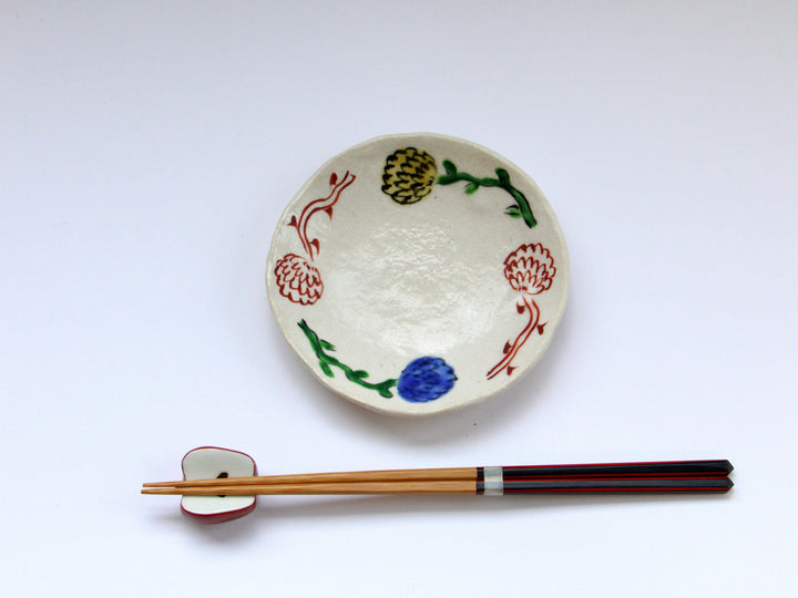 Colored Tachibanamaru Small Plate - Crafted By Hiroshi Haisawa