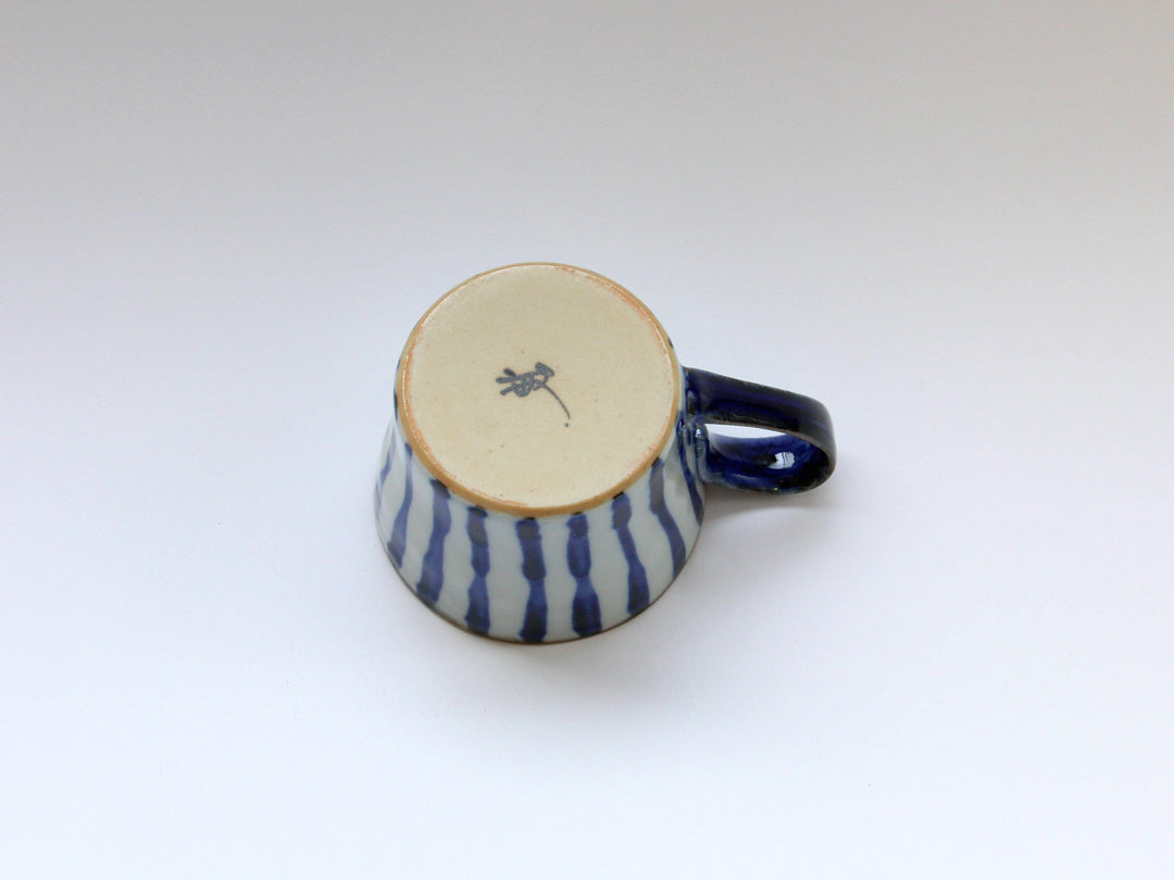 Damitokusa Dote Mug Blue — Hand-Glazed Japanese Pottery by Binsai Kiln
