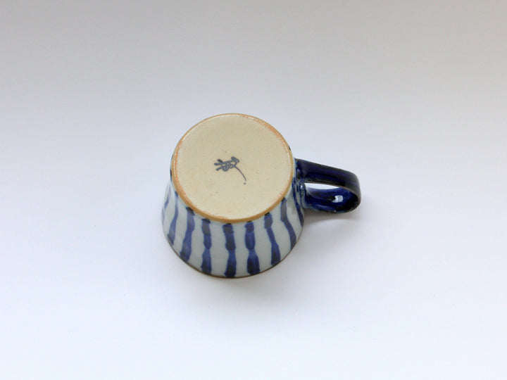 Damitokusa Dote Mug Blue — Hand-Glazed Japanese Pottery by Binsai Kiln