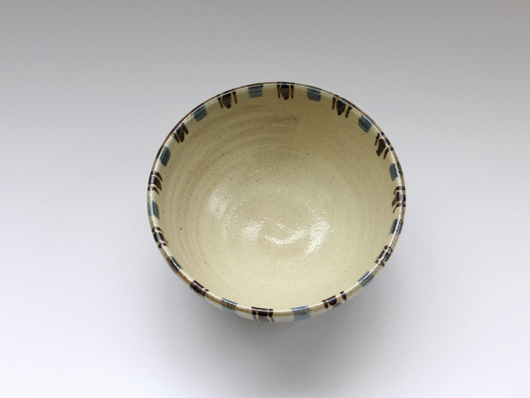 White Slip Iron Line Tokusadon Blue - Crafted By Shinji Akane