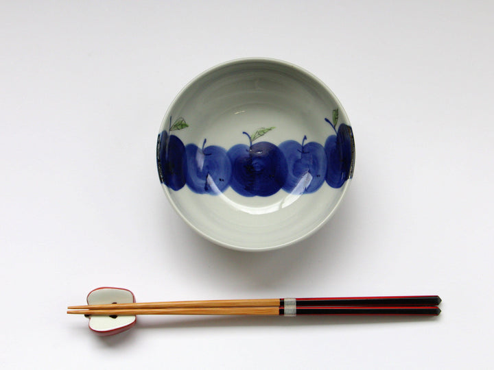Apple Round Small Plate - Crafted By Binsai kiln