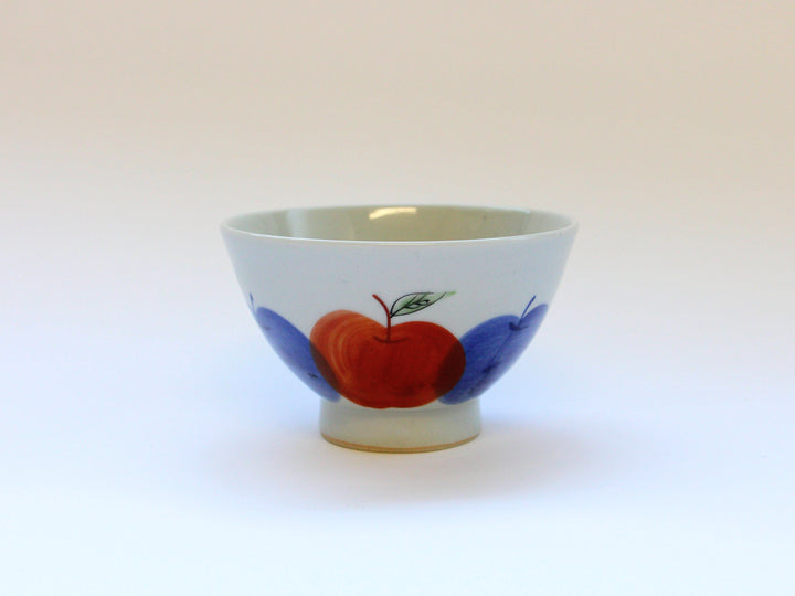 Apple Rice Bowl Red - Crafted By Binsai kiln