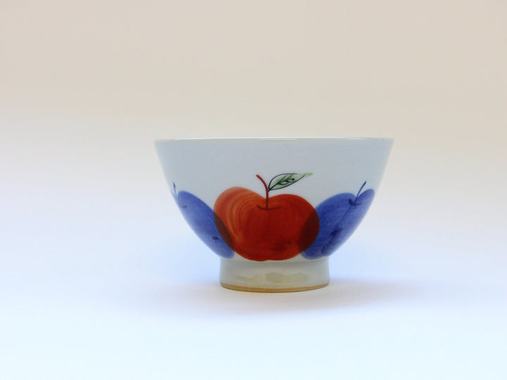 Apple Rice Bowl Red - Crafted By Binsai kiln