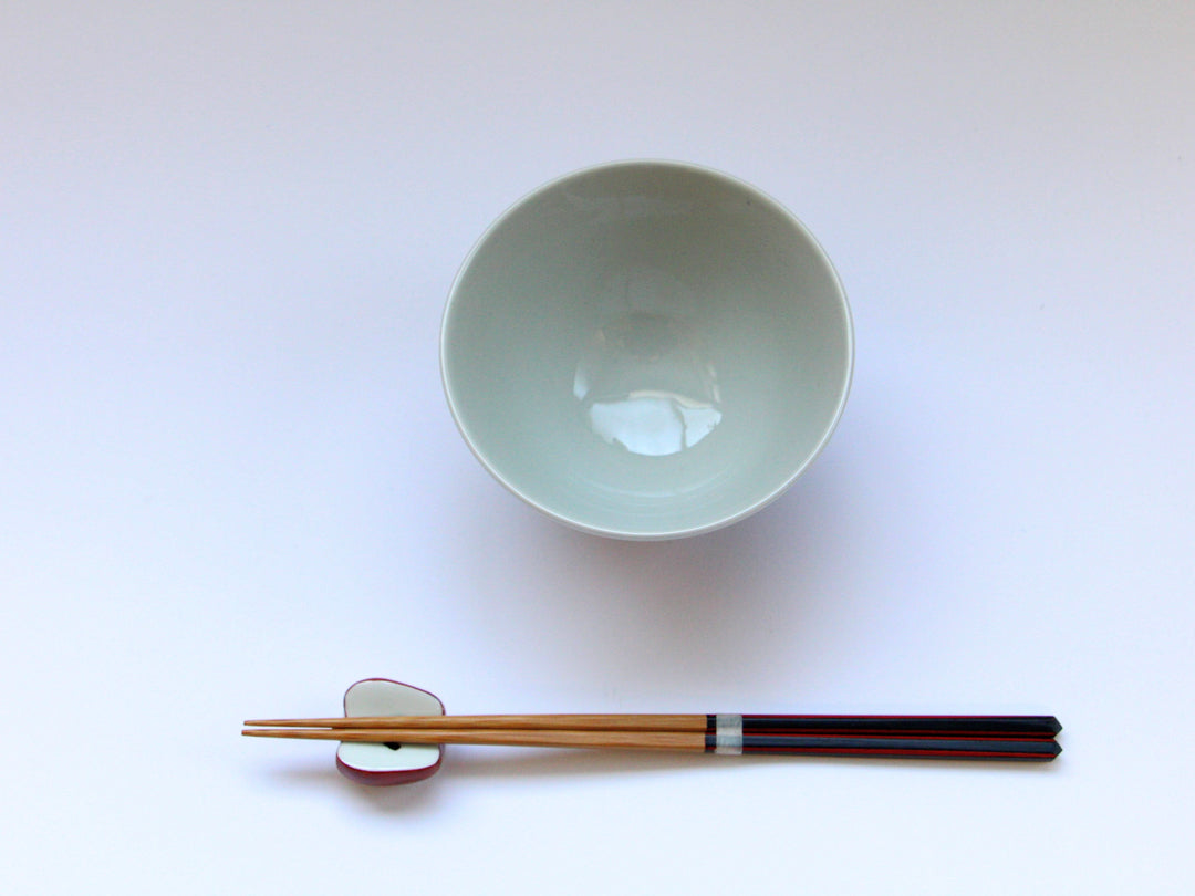 Apple Rice Bowl Red - Crafted By Binsai kiln