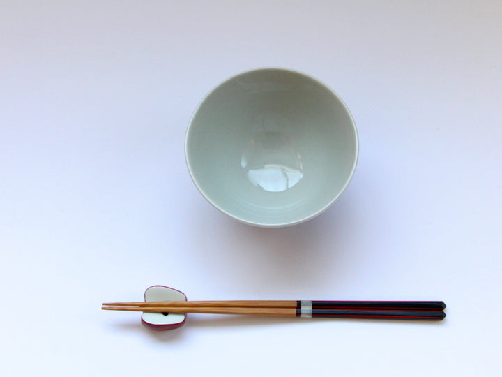 Apple Rice Bowl Red - Crafted By Binsai kiln