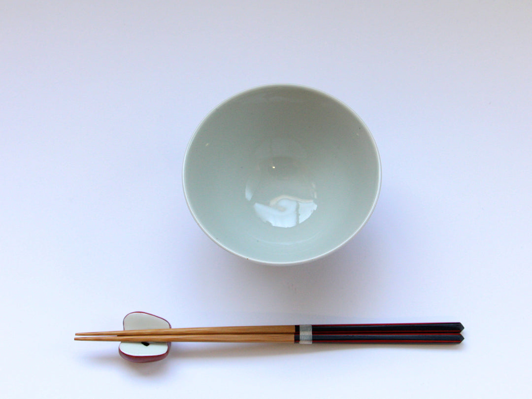 Apple Rice Bowl Blue - Crafted By Binsai kiln