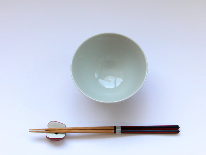 Apple Rice Bowl Blue - Crafted By Binsai kiln