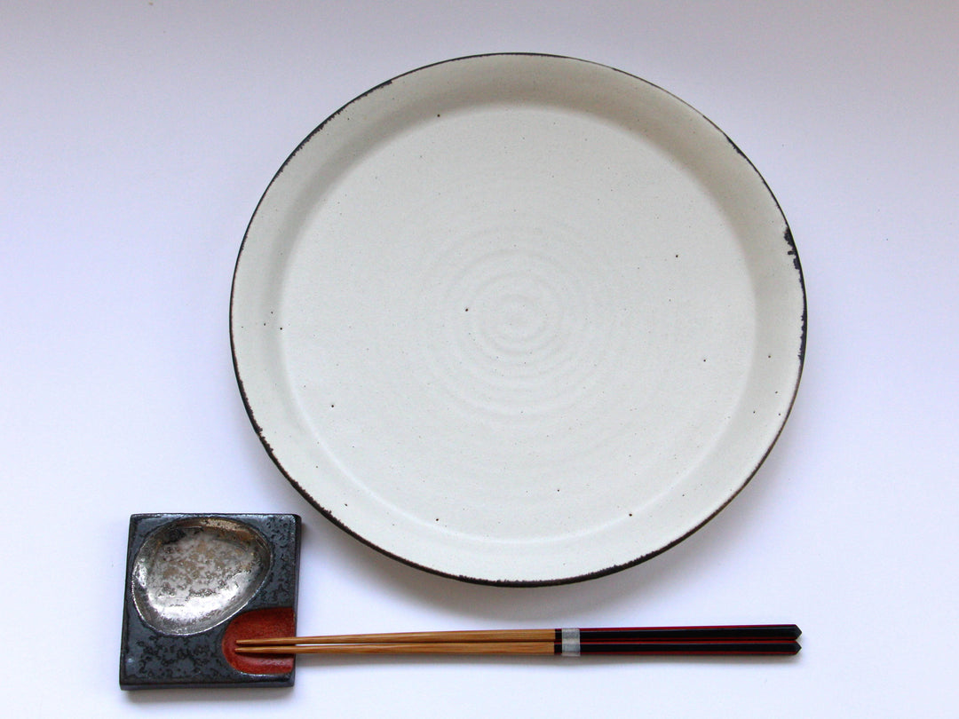White Clay 8-Sun Plate - Crafted By Kanae Fumiyama