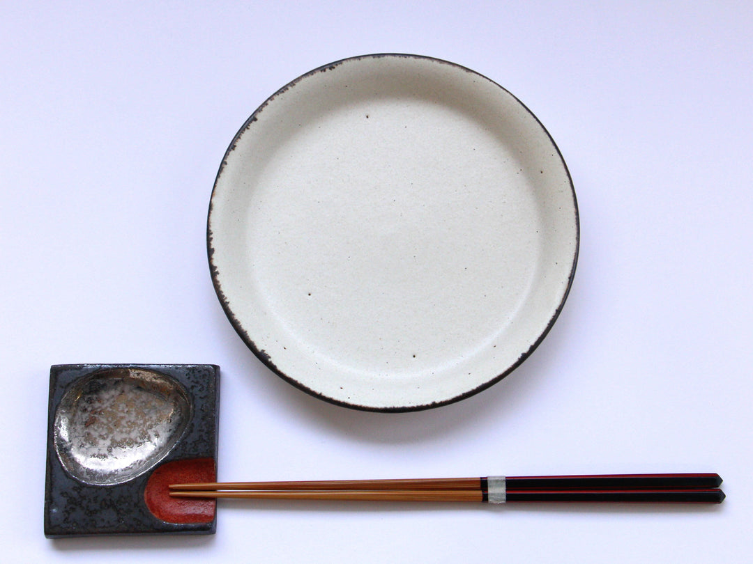 White Clay 5-Sun Plate - Crafted By Kanae Fumiyama