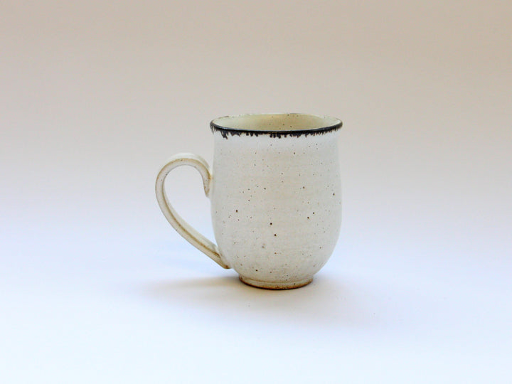 White Clay Bud-Shaped Mug - Crafted By Kanae Fumiyama