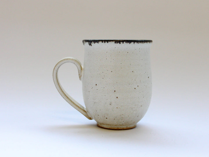 White Clay Bud-Shaped Mug - Crafted By Kanae Fumiyama