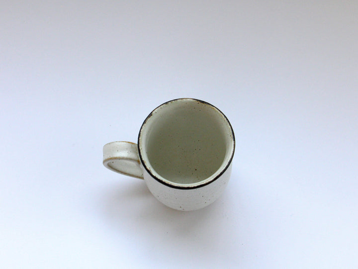 White Clay Bud-Shaped Mug - Crafted By Kanae Fumiyama