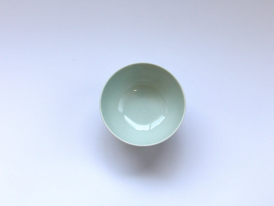 Blue-and-White Floral Connection Mini Rice Bowl (Blue) - Crafted By Koyo Kiln