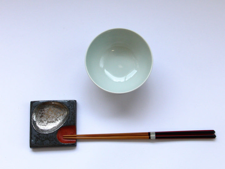 Blue-and-White Floral Connection Mini Rice Bowl (Blue) - Crafted By Koyo Kiln