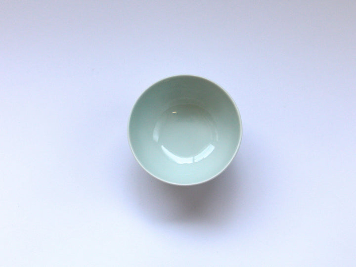 Blue-and-White Floral Connection Mini Rice Bowl (Red) - Crafted By Koyo Kiln