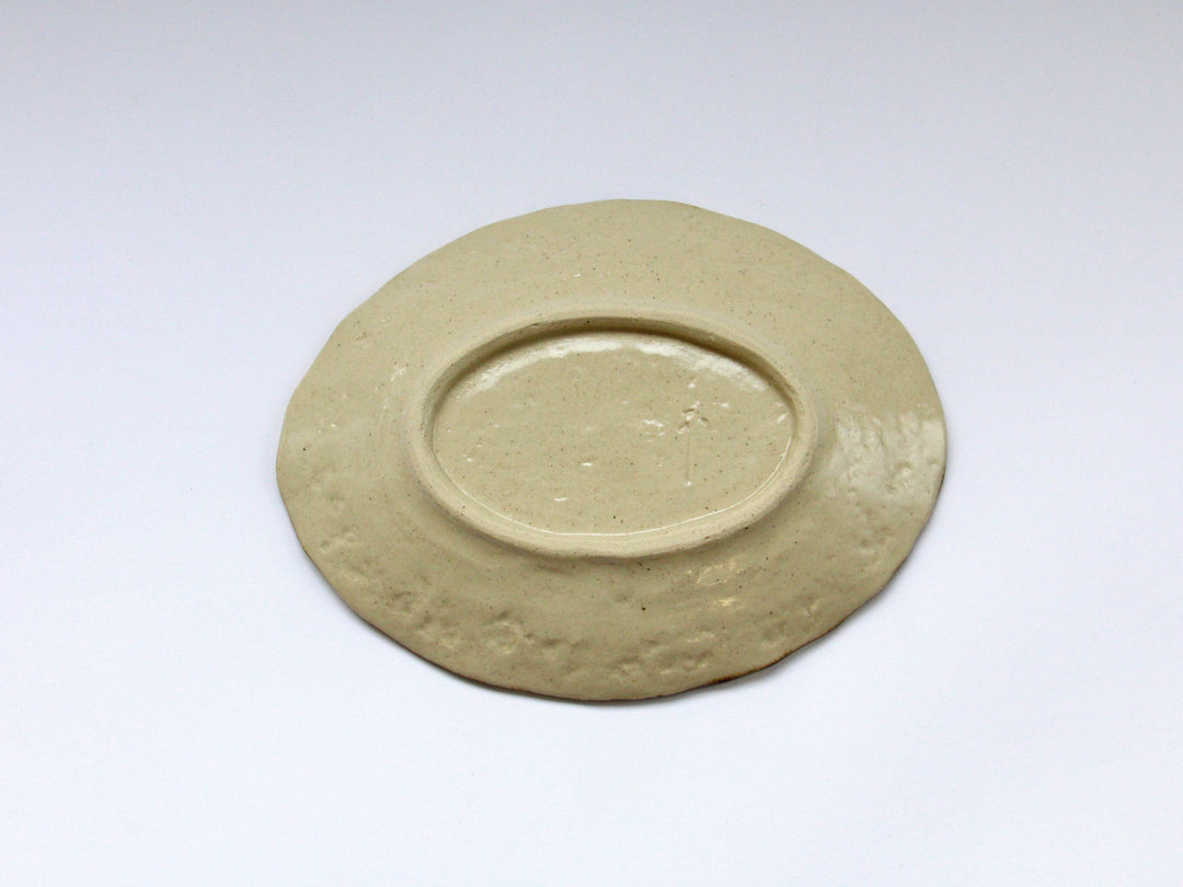 Peony Flower Oval Plate - Crafted By Yoshihei Kato