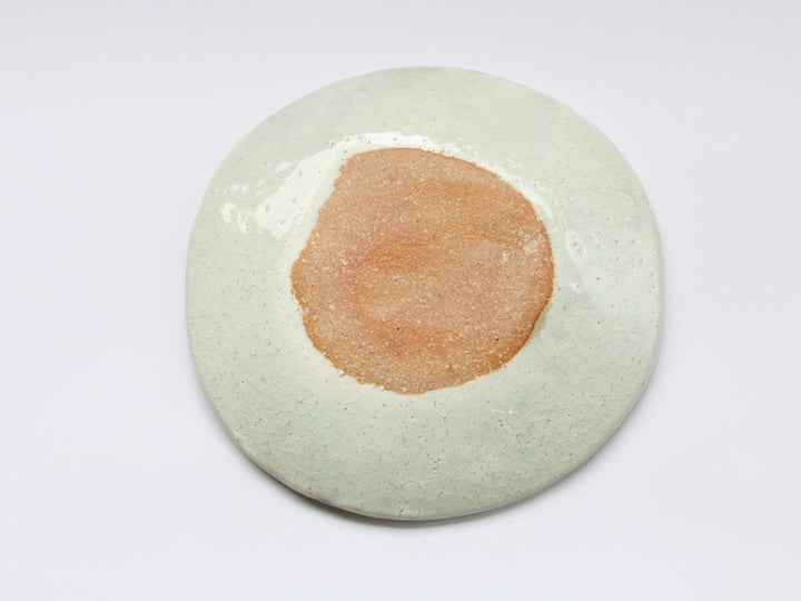 Red Leaf Tatara 7-Sun Plate - Crafted By Iwao Pottery