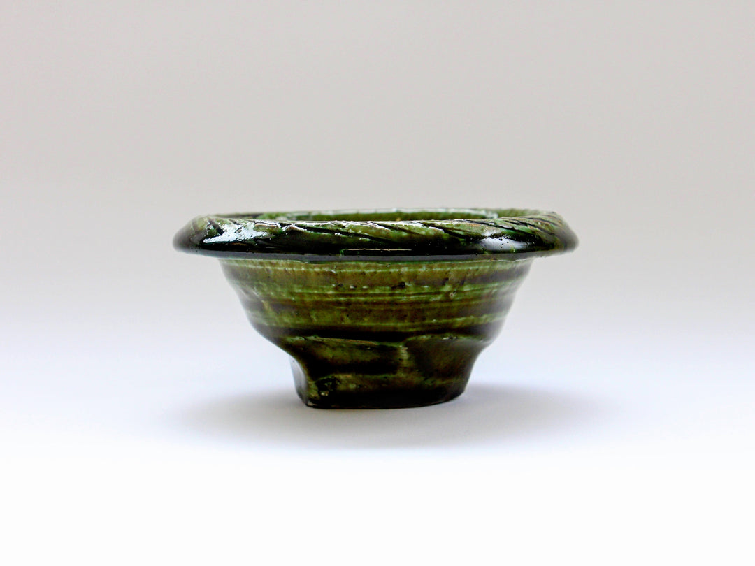 Oribe Beaded Rim Small Bowl - Crafted By Kazuhito Yamamoto