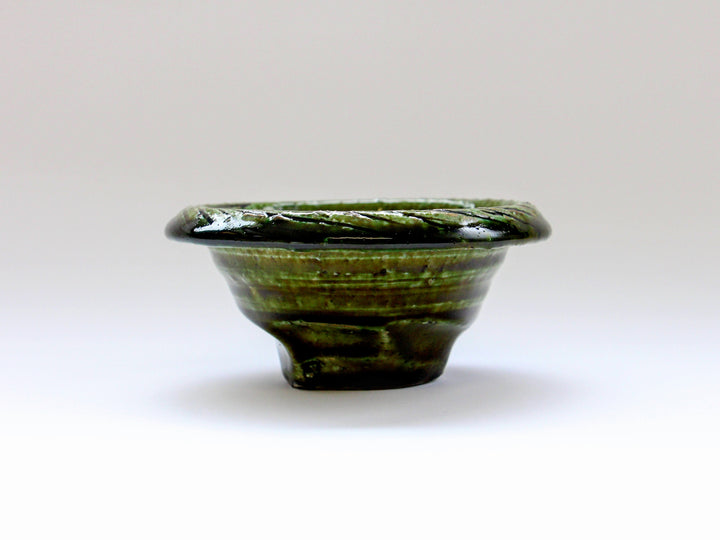 Oribe Beaded Rim Small Bowl - Crafted By Kazuhito Yamamoto