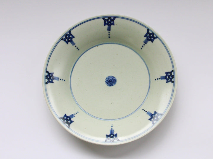 Old-Underglazed Gourd Pattern 7-Sun Plate - Crafted By Pottery Ao