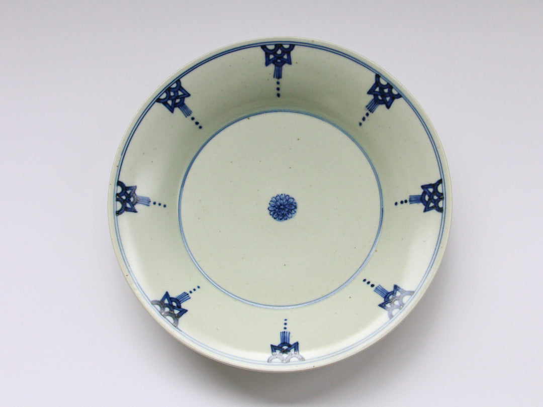 Old-Underglazed Gourd Pattern 7-Sun Plate - Crafted By Pottery Ao