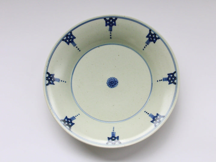 Old-Underglazed Gourd Pattern 7-Sun Plate - Crafted By Pottery Ao