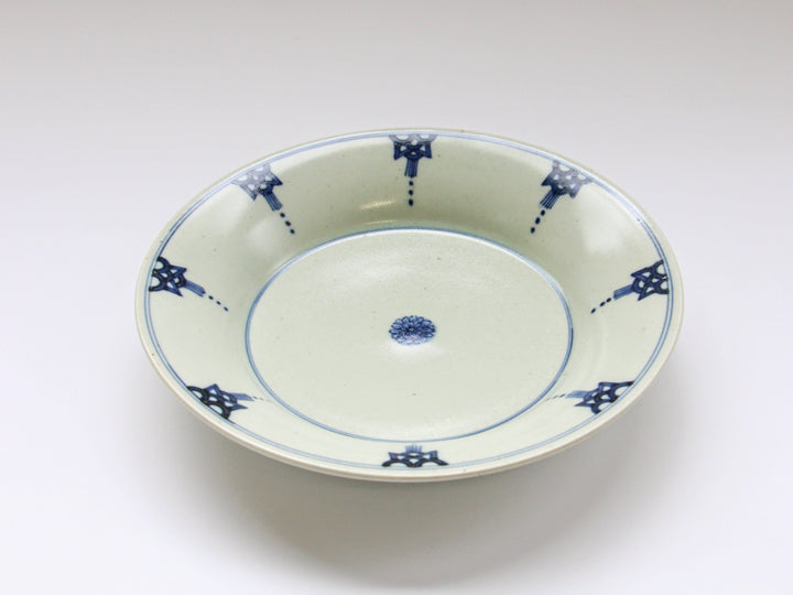 Old-Underglazed Gourd Pattern 7-Sun Plate - Crafted By Pottery Ao