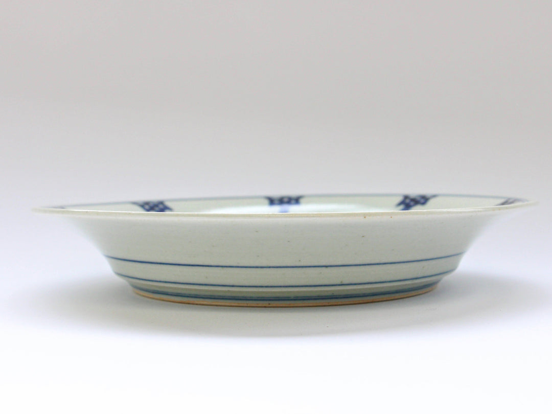 Old-Underglazed Gourd Pattern 7-Sun Plate - Crafted By Pottery Ao