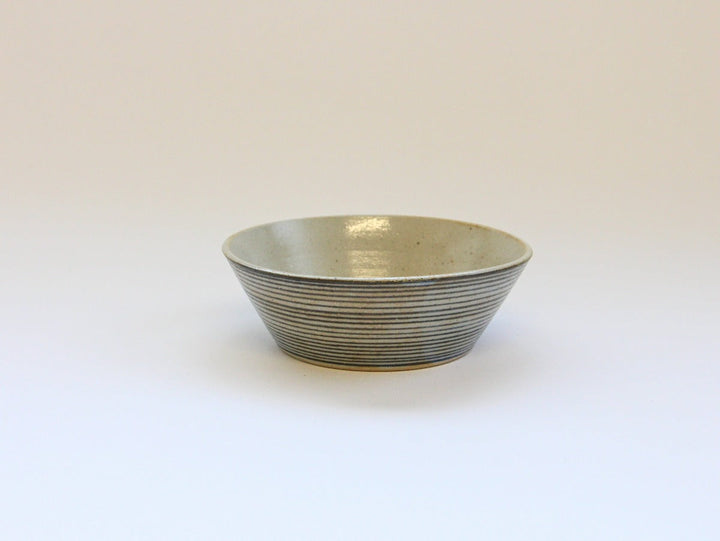 Cobalt Stripe Flat Small Bowl - Crafted By Shinji Akane