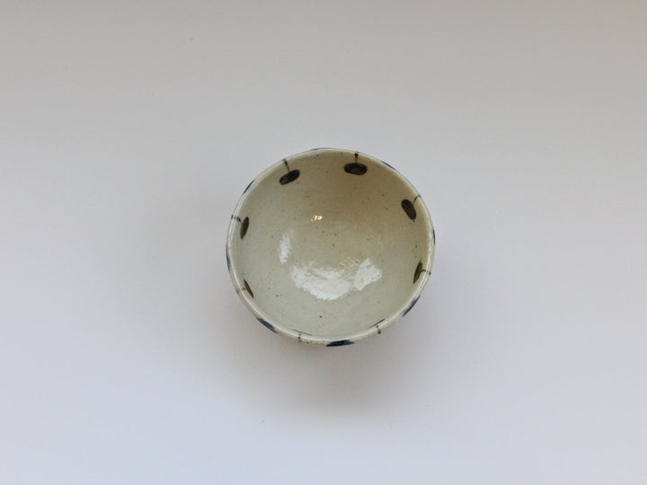 Oribe Turnip Pattern Rice Bowl - Crafted By Renji Nakagaki