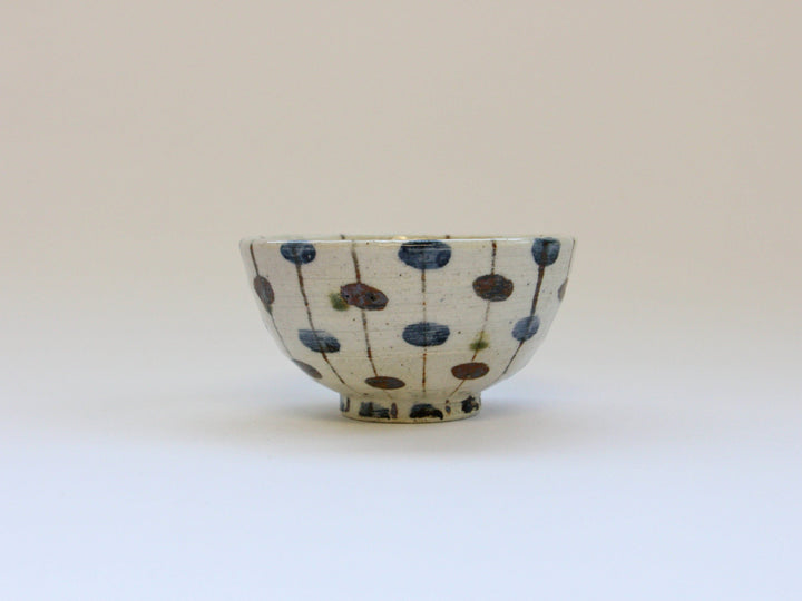 Oribe Turnip Pattern Rice Bowl - Crafted By Renji Nakagaki