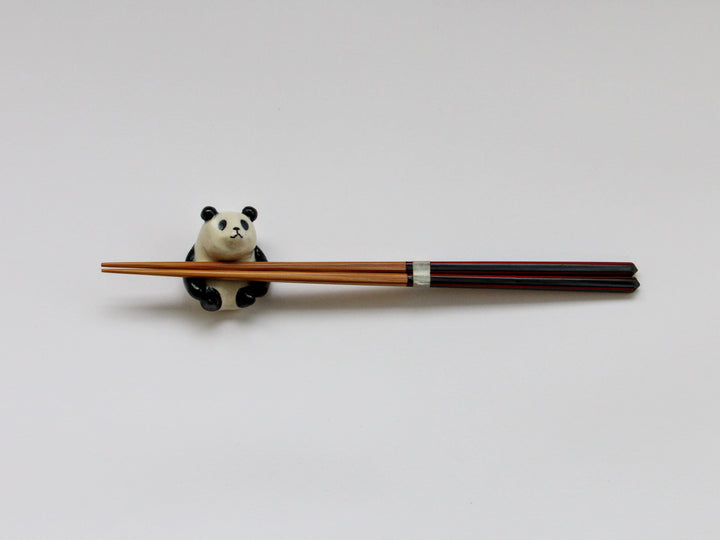 Panda Chopstick Rest C - Crafted By Ryo Makita