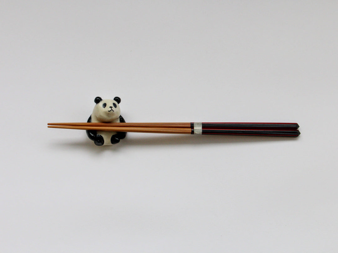 Panda Chopstick Rest C - Crafted By Ryo Makita