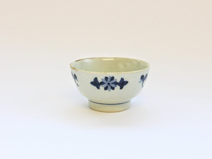Old Underglazed Flower Bowl Large - Crafted By Pottery Ao