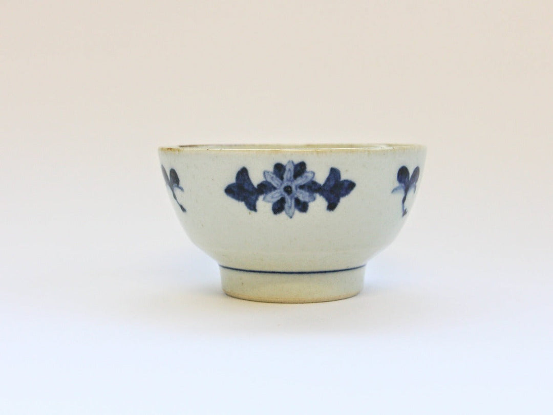 Old Underglazed Flower Bowl Large - Crafted By Pottery Ao