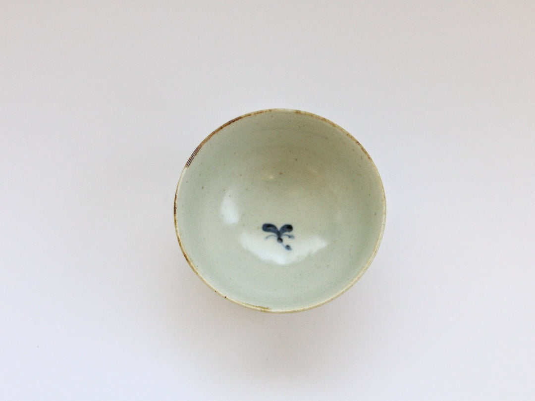 Old Underglazed Flower Bowl Large - Crafted By Pottery Ao
