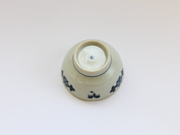 Old Underglazed Flower Bowl Large - Crafted By Pottery Ao