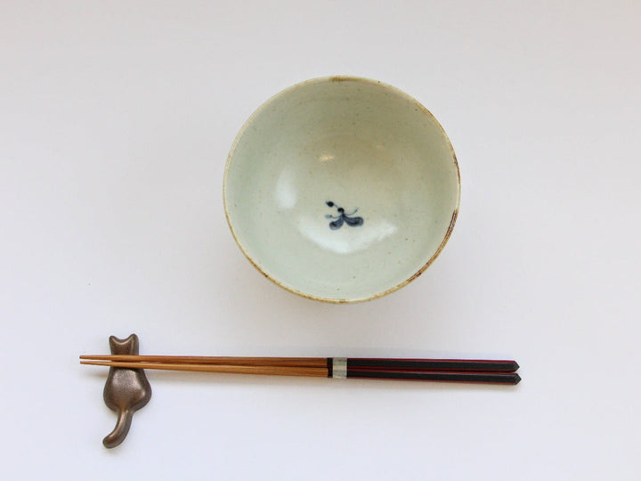 Old Underglazed Flower Bowl Large - Crafted By Pottery Ao