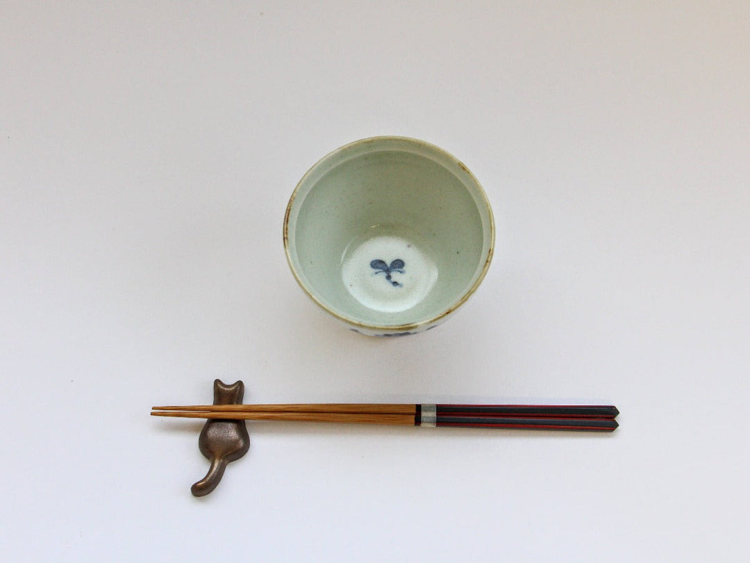 Old Underglazed Flower New Sencha - Crafted By Pottery Ao