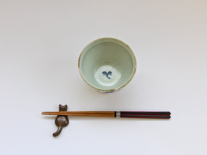 Old Underglazed Flower New Sencha - Crafted By Pottery Ao