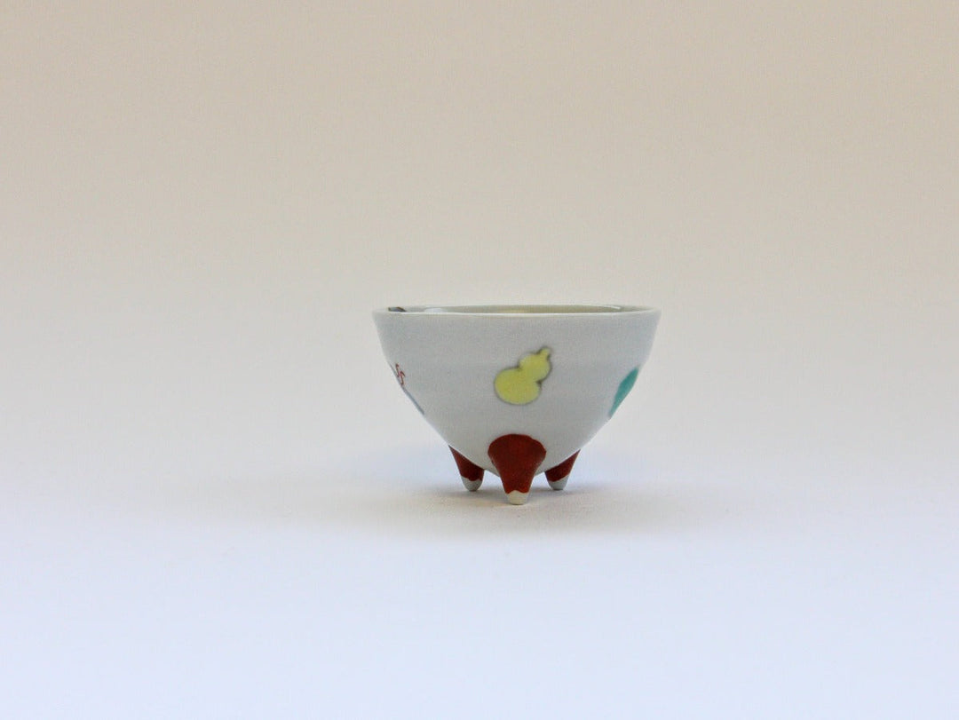 Three-Legged Gourd Sake Cup - Crafted By Tokushichi Kiln
