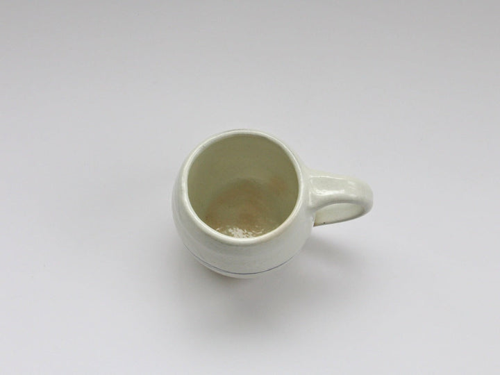 Cobalt Line Egg Mug - Crafted By Furutani Pottery