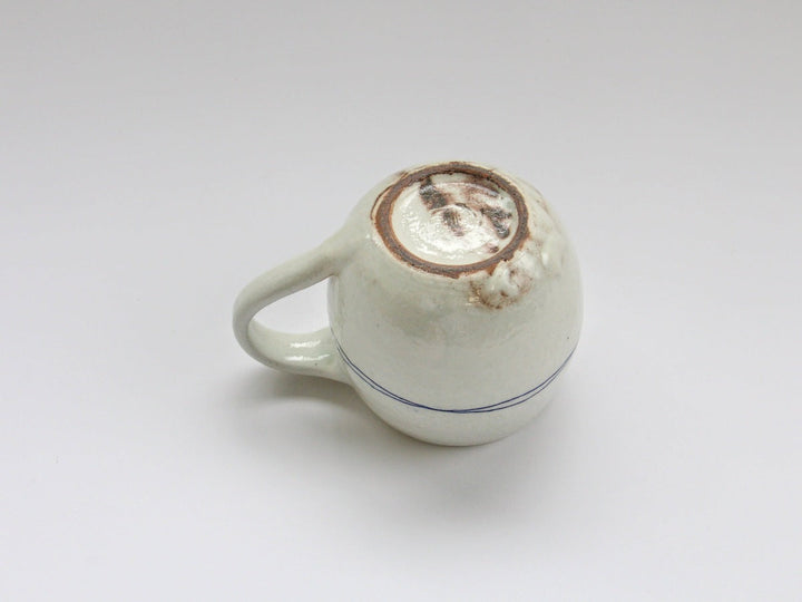 Cobalt Line Egg Mug - Crafted By Furutani Pottery