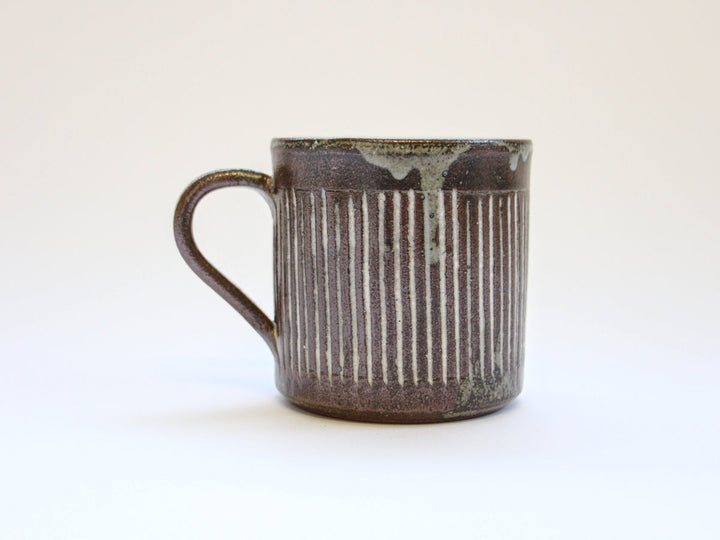 Baked Inlaid Tokusa Mug - Crafted By Shotoen