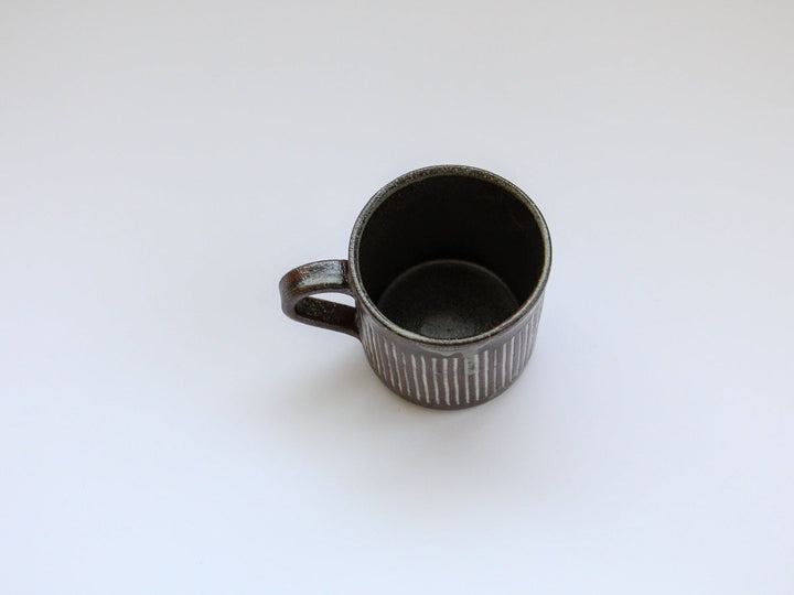 Baked Inlaid Tokusa Mug - Crafted By Shotoen