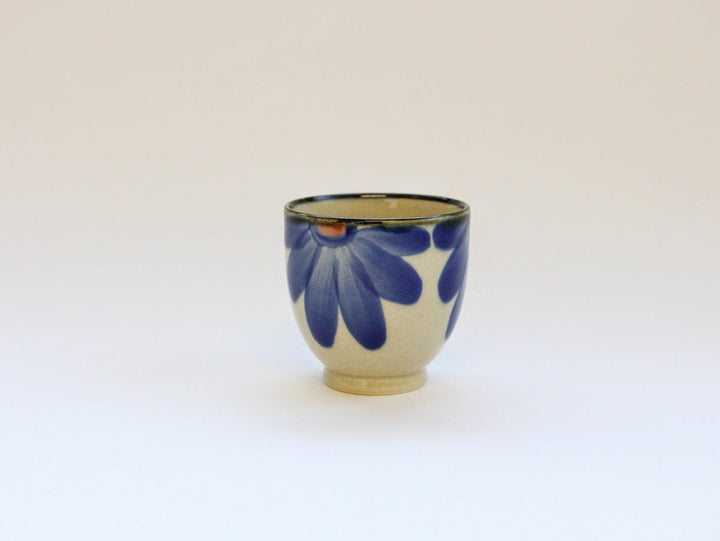 Indigo Flower Cup (Blue) - Crafted By Choju-ro Kiln