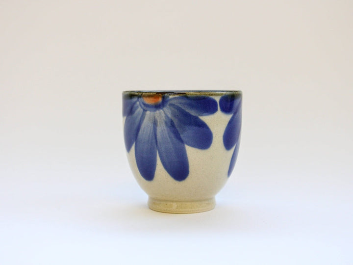 Indigo Flower Cup (Blue) - Crafted By Choju-ro Kiln