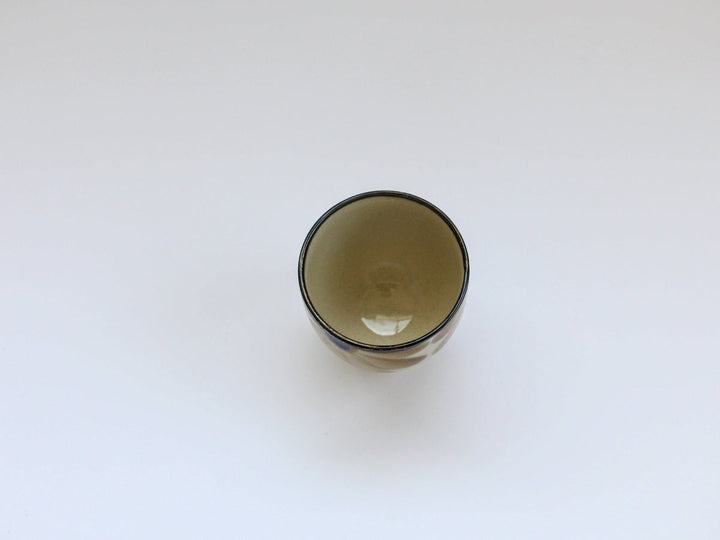 Indigo Flower Cup (Brown) - Crafted By Choju-ro Kiln